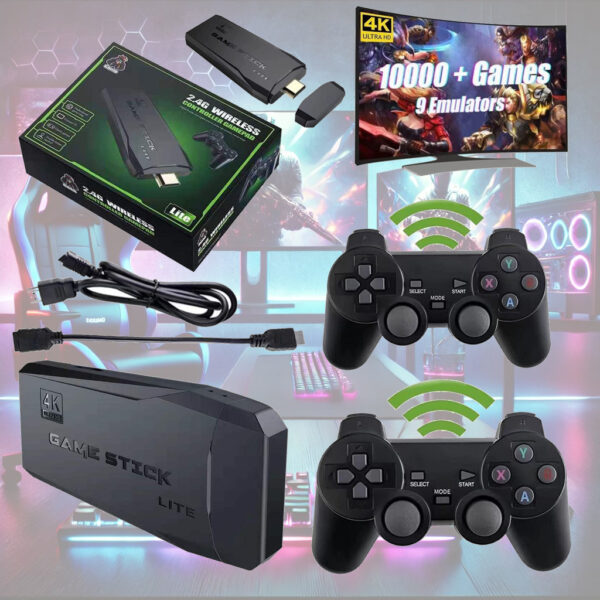 Console de Jeu TV 4k - GAME Stick Lite 4K - 2.4G